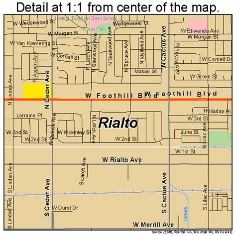 map rialto.